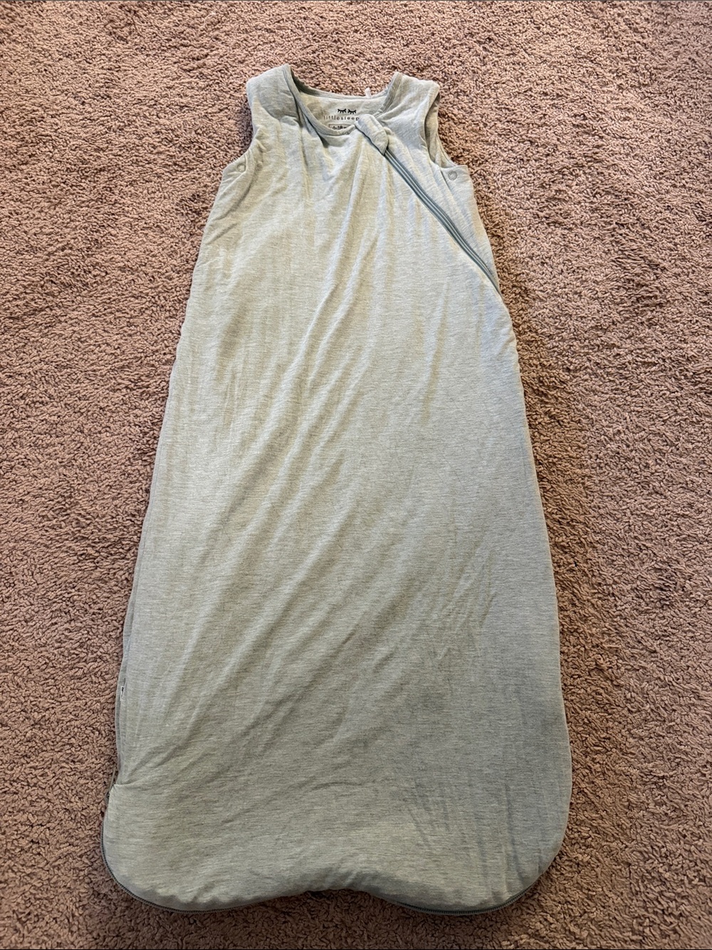 Little Sleepies Light Green Sleeveless Sleep Sack
